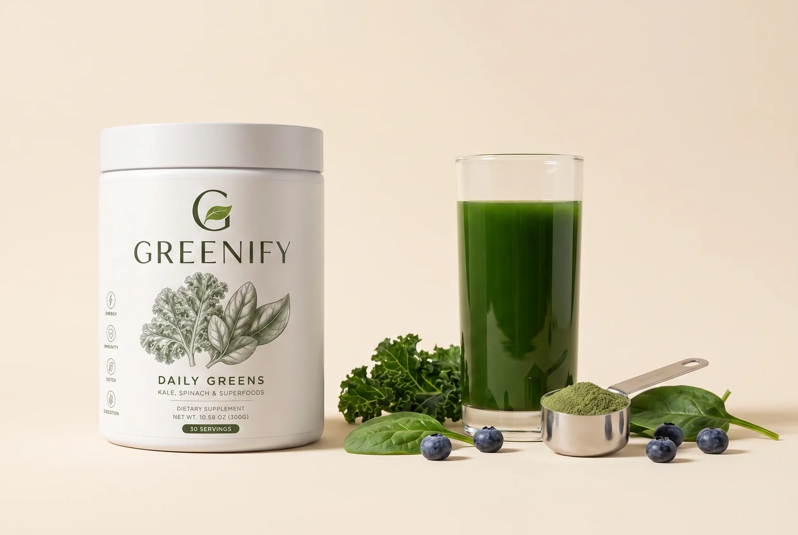 Greenify Daily Greens bottle